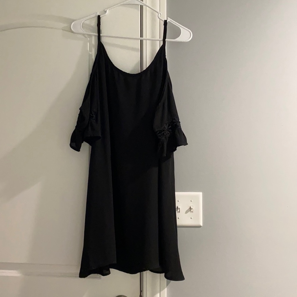 Black Off-The-Shoulder Dress